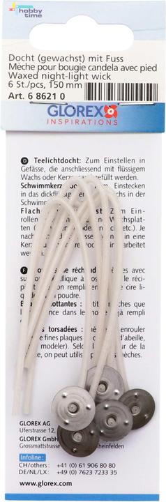 Produktbild Glorex Docht gewachst