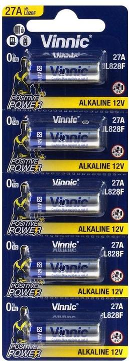Vinnic Alkaline 27A (5 Stk., A27, 27 mAh)