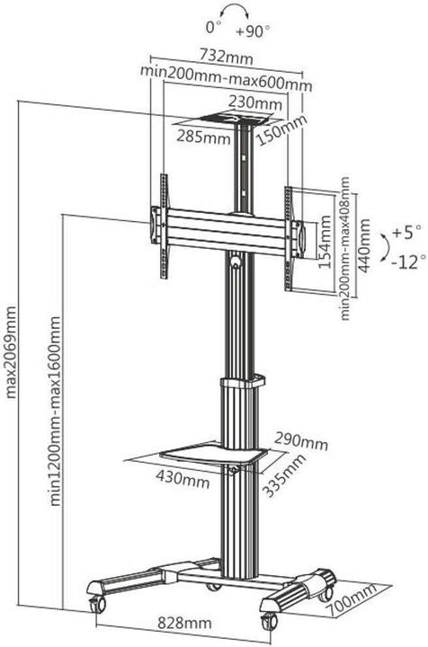 Immagine prodotto Sunne S21 (Universale, 70", 50 kg)
