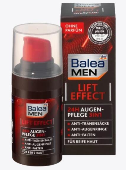 Produktbild dm Balea MEN Augencreme Lift Effect 24h Augenpflege 3in1 (15 ml, Tag + Nacht)