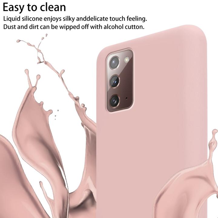Actual product image Cadorabo TPU Cover Mobile Phone Chain Liquid (Samsung Galaxy Note 20)