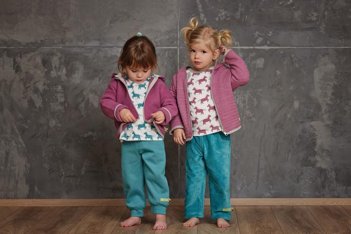 Produktbild loud + proud Jacke Wollfleece Grape (80)