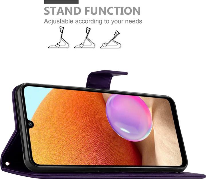 Image du produit Cadorabo Couverture du livre de fleurs (Samsung Galaxy A32)
