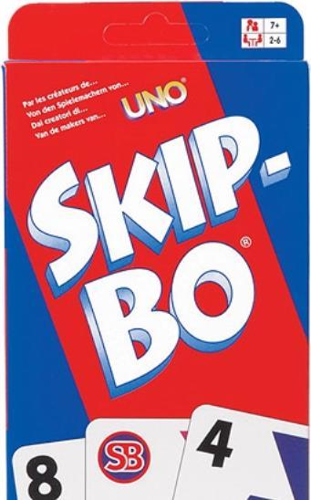 Actual product image Mattel Games Skip-Bo (German, French, Italian)