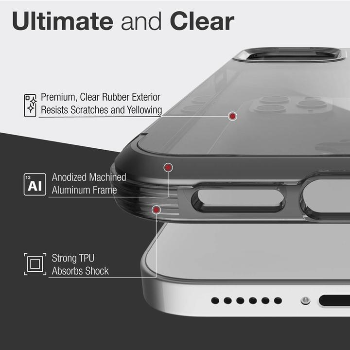 Immagine prodotto X-Doria Raptic Air - Custodia per iPhone 13 Pro Max (testata a 4 metri) (Blu) (Apple iPhone 13 Pro Max)