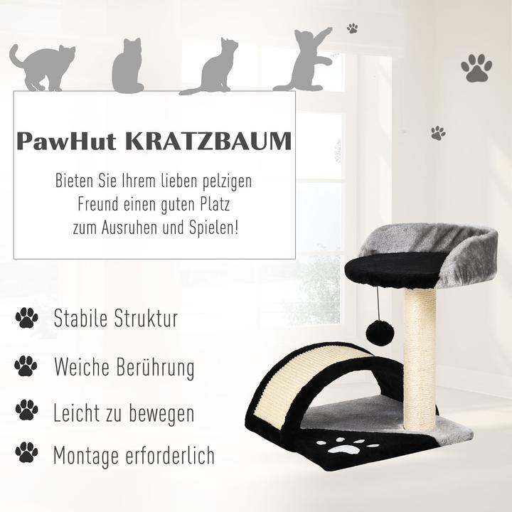 Produktbild Jamb Katzenbaum (46 cm, Elegante graue und schwarze Farbtöne)