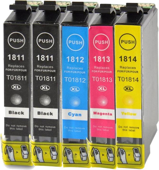 Image du produit Hermex Cartouche d'encre compatible XL pour Epson Expression Home XP-325 (M, C, Y, CF)
