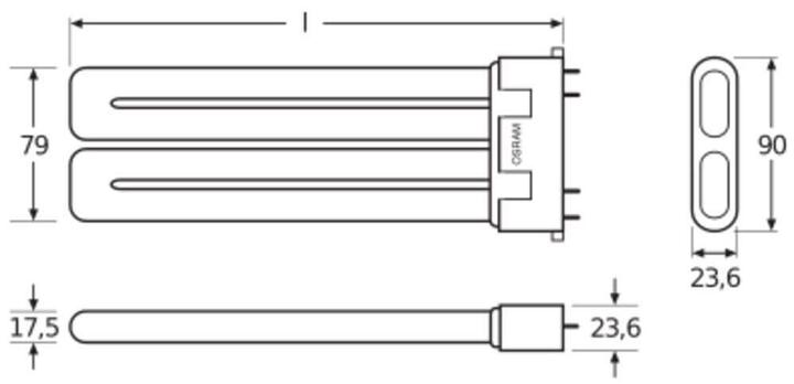 Produktbild Osram Dulux (2G10, 36 W, 2800 lm, 1 x, A)