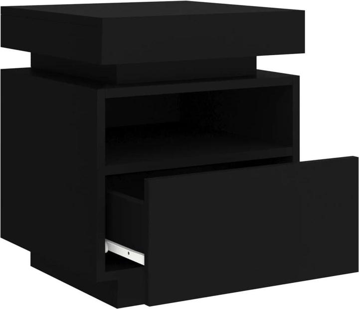 Actual product image VidaXL Bedside cabinet with LED lights (39 x 40 x 48.5 cm)