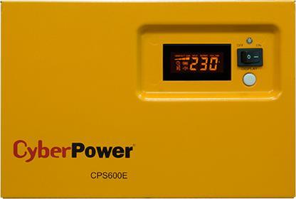 Produktbild Cyberpower CPS600E Unterbrechungsfreie Stromversorgung (USV) 0,6 kVA 1 AC-Ausgänge (600 VA, 420 W, Line-Interaktiv USV)