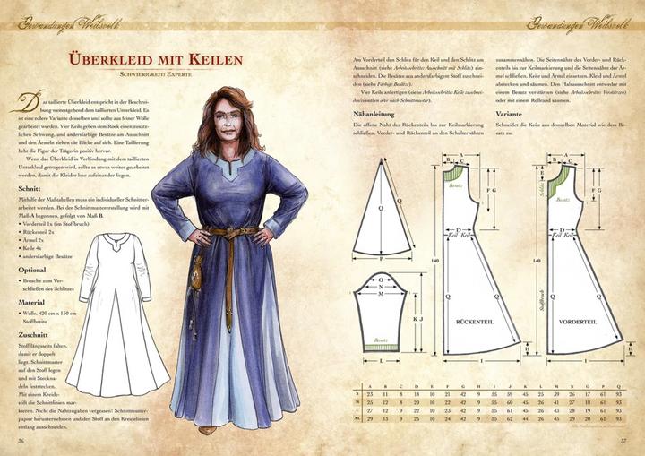 Produktbild Kleidung des Mittelalters selbst anfertigen - Gewandungen der Wikinger (Deutsch, ADLER, Carola, 2015)