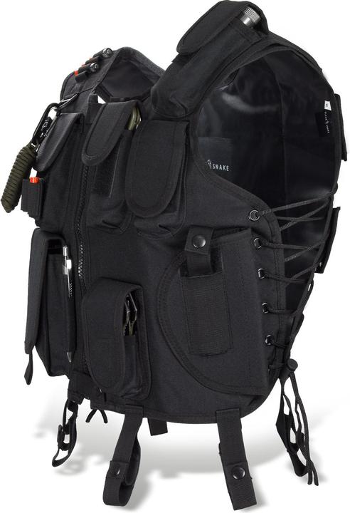 Produktbild Black Snake Kostüm mit Weste und Cap (M/L)