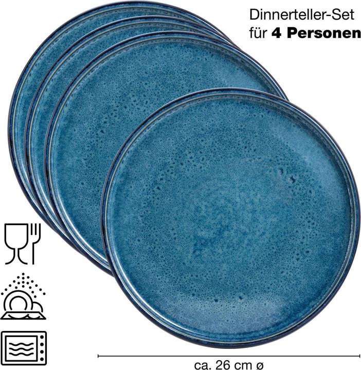 Produktbild Moritz & Moritz SOLID Dinnerteller (4 Stück)