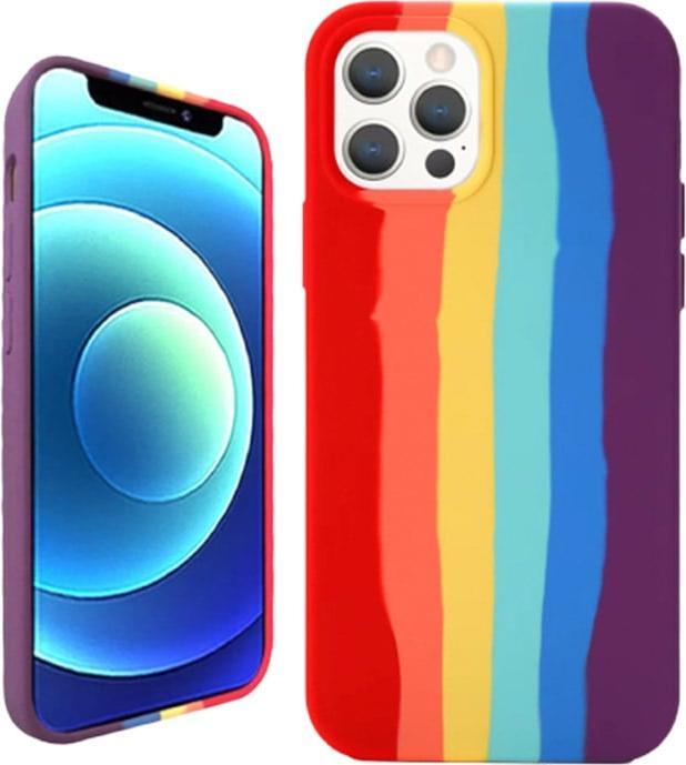 Image du produit RPD iPhone 12 Pro Max - Silicone Case Rainbow - Regenbogen-Muster (Apple iPhone 12 Pro Max)