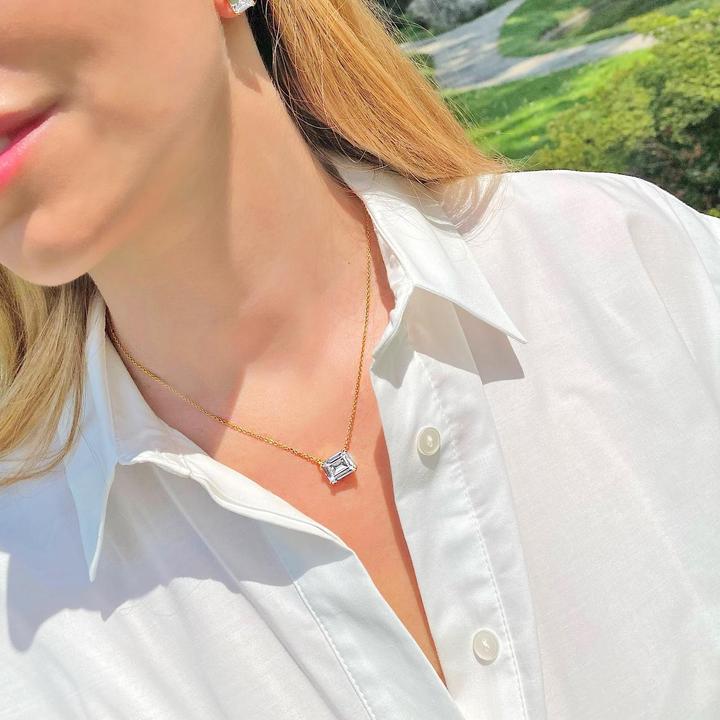Immagine prodotto Candy Parure di gioielli Cecil, argento 925, placcata oro (Argento 925, Placcato oro 18k)