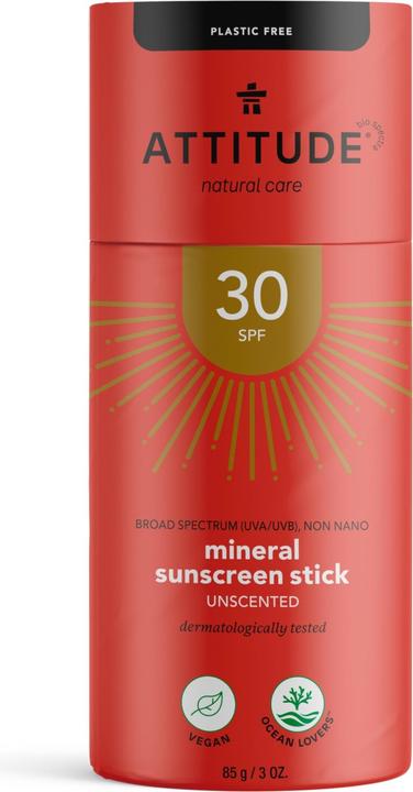 Actual product image Attitude Pen unprepared (Suntan cream, SPF 30, 85 ml, 120 g)