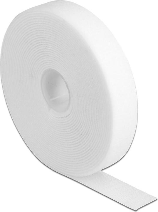 Actual product image Delock Velcro tape on roll L 5 m x W 20 mm white (20 mm)