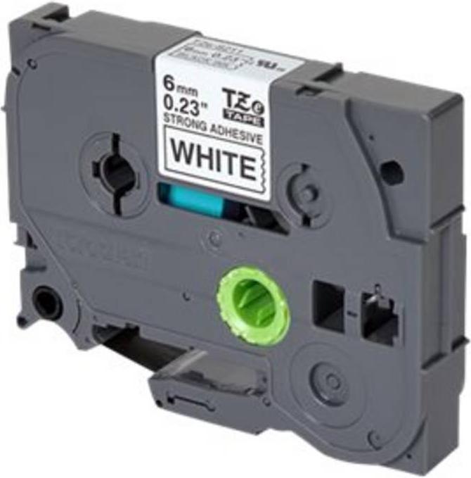 Actual product image Brother Tze-S211 (0.60 cm, White, Black)