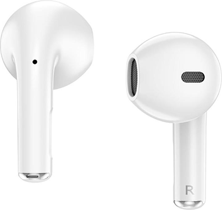 Actual product image Muvit Earbuds Bluetooth Pure Plastique Recycle Blanc (18 h, Wireless)