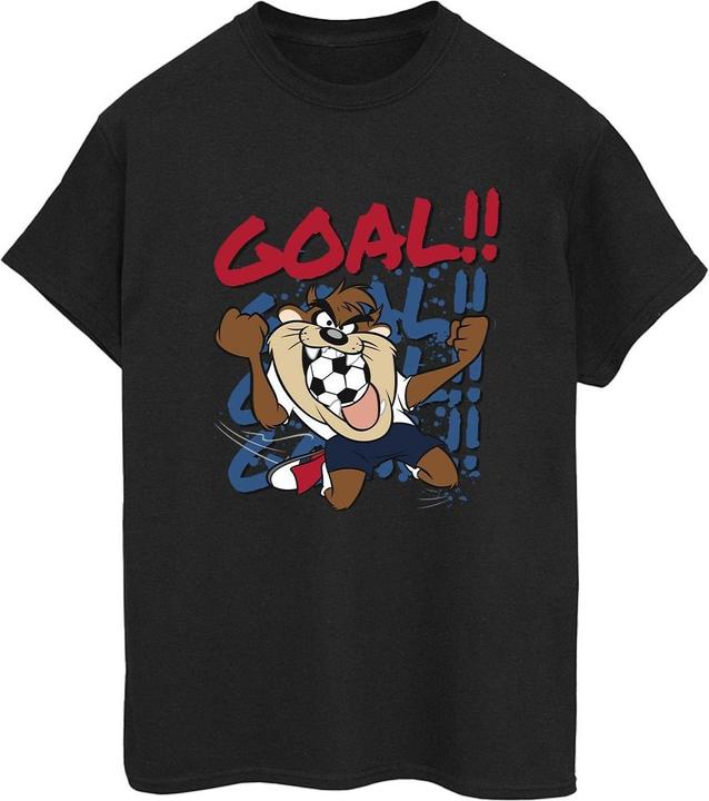 Immagine prodotto Looney Tunes Taz Goal Goal Goal Maglietta Ampia Donna (XL)
