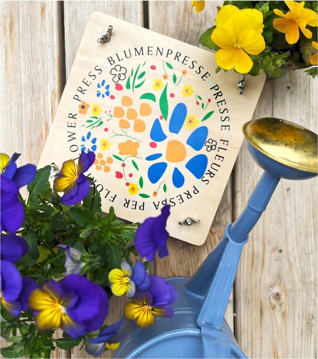 Actual product image small foot Flower press