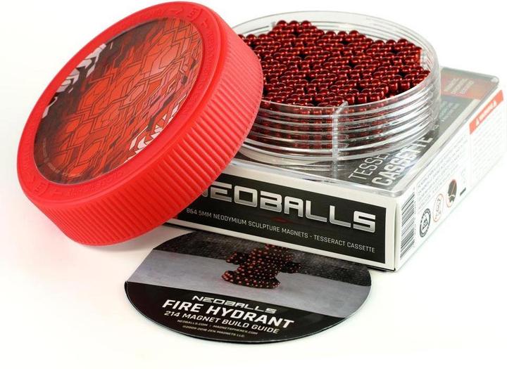 Neoballs Sphere Magnets Red - Tesseract Cassette