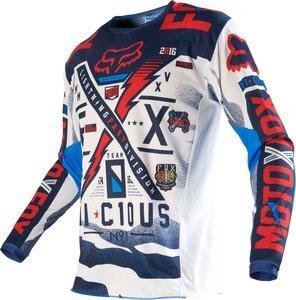 Fox Jersey 180 Vicious Blue-White