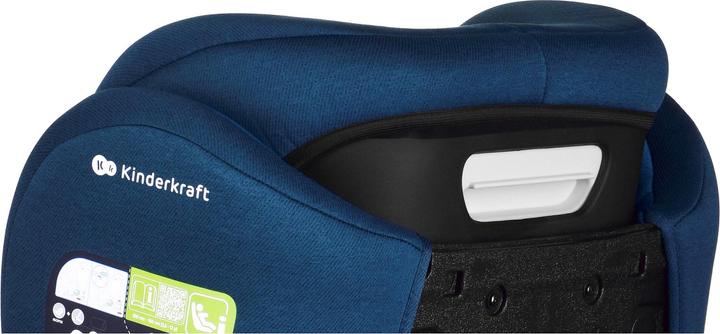 Actual product image KinderKraft Junior Fix 2 I-Size Harbor Blue (Child seat, ECE R129/i-Size Standard)