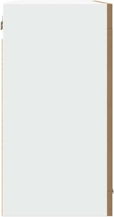 Produktbild VidaXL Hängeglasschrank Artisan-Eiche 80x31x60 cm Holzwerkstoff Küchenschrank (80 x 31 x 60 cm)