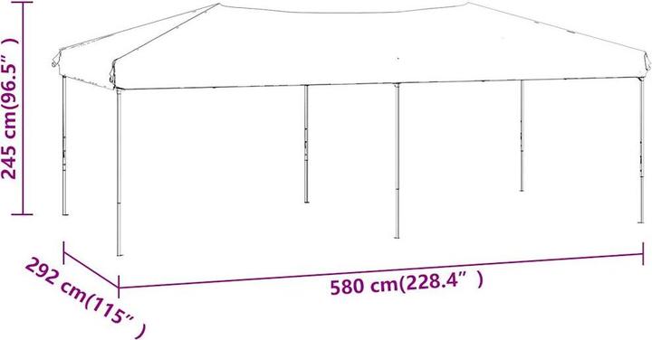 Produktbild VidaXL Bernhilde (580 cm, 292 cm)