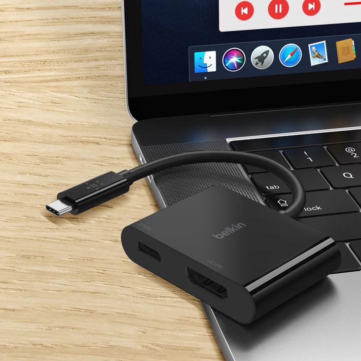 Image du produit Belkin HDMI (Typ A) — USB Typ C (USB-C, 19.15 cm)