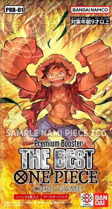 Immagine prodotto One Piece The Best Premium Booster Pack PRB-01 - Card Game - JP (Giapponese, Pacchetto Booster)
