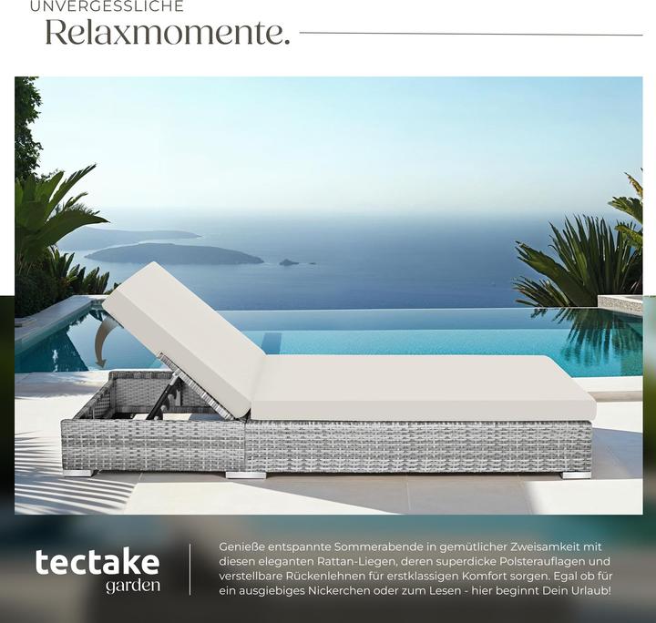 Produktbild tectake Sonnenliegen (184 cm)