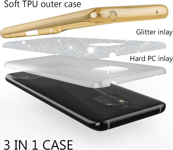 Actual product image Nalia Glitter cell phone case (Mate 20 Pro)