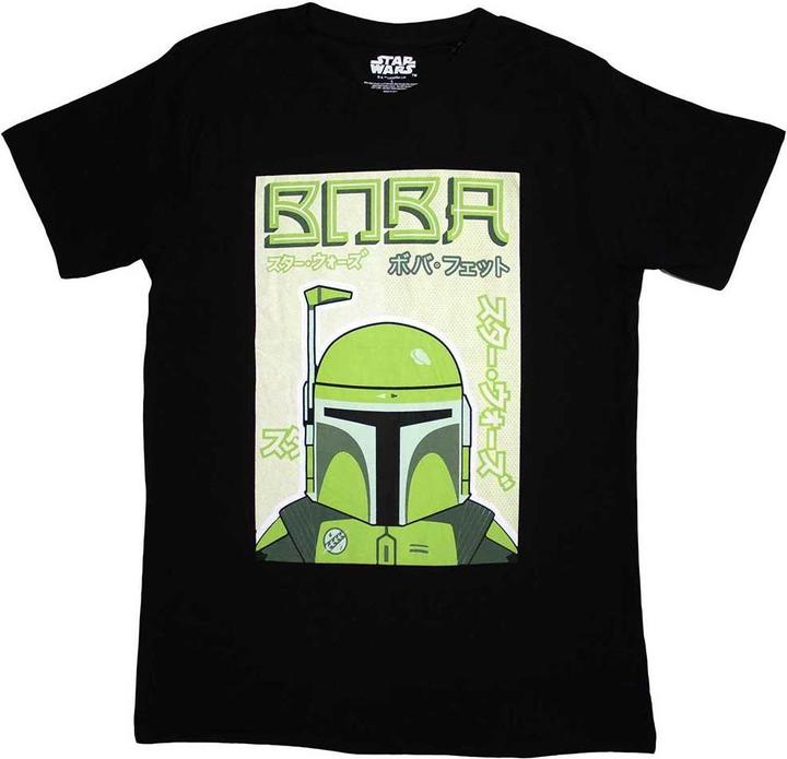 Image du produit Star Wars T-Shirt japonais unisexe adulte Boba Fett (M)