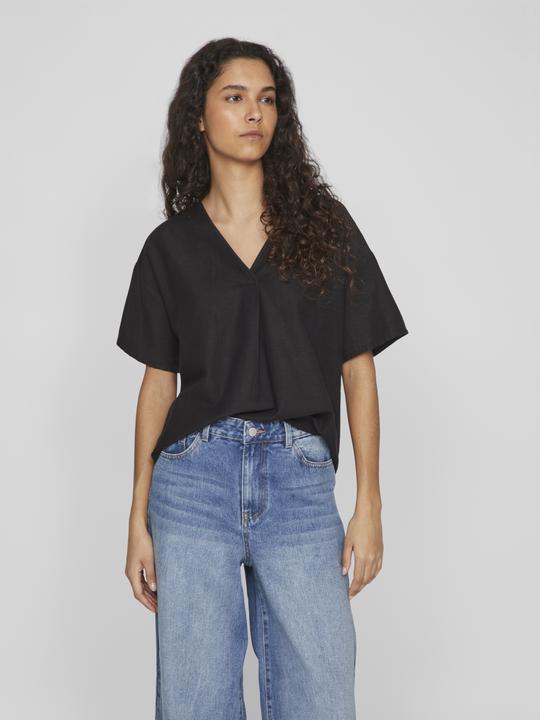 Actual product image Vila V-neck top with short sleeves (34)