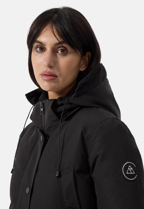 Produktbild Cash-Mere Daunenparka Mantel mit Kapuze und Kaschmirfutter (L)