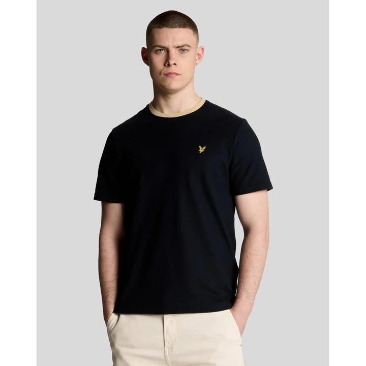 Produktbild Lyle and Scott T-Shirt mit kontrastierendem Kragen (S)