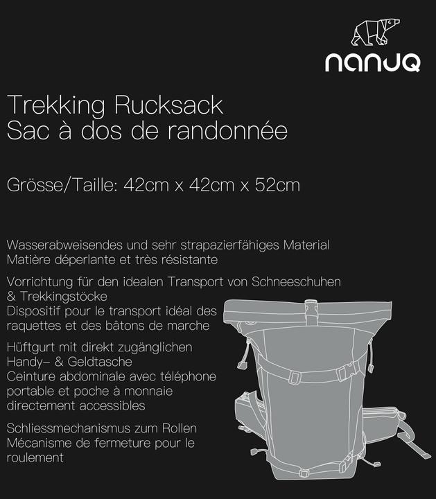 Produktbild Nanuq Schneeschuh Rucksack Adventure (19l) (19 l)