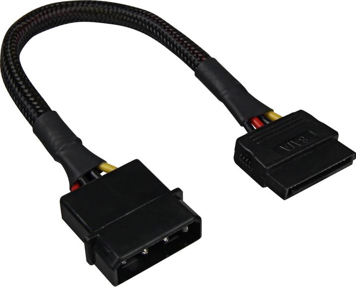 Actual product image Sharkoon SATA power adapter adapter, black, 15cm