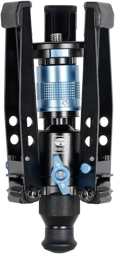 Image du produit Sirui P-424FL Monopode en fibre de carbone avec pied et rotule vidéo VH-10 (Carbone, Métal)