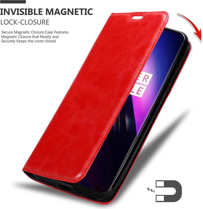 Productafbeelding Cadorabo Boek Onzichtbare Magneethoes (Oneplus 8)