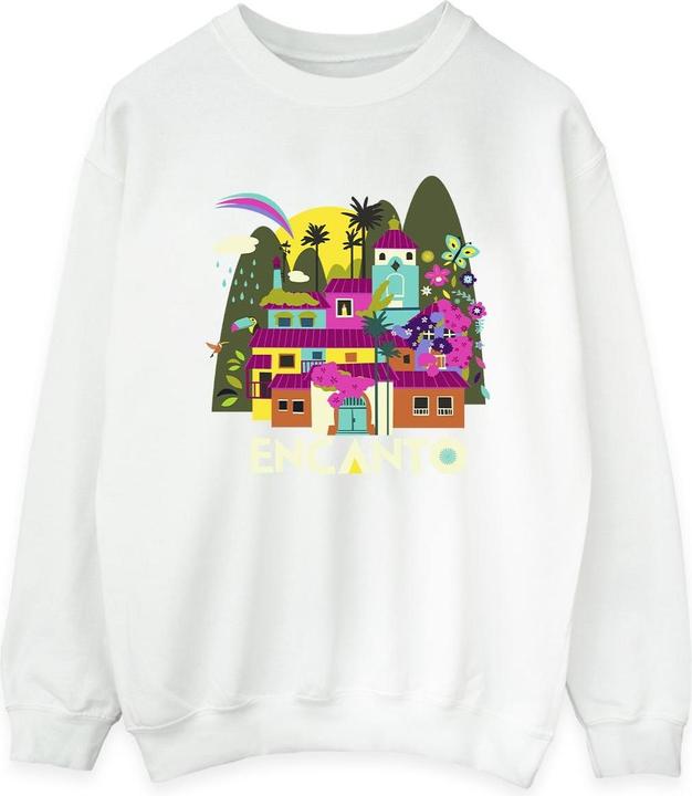 Actual product image Disney Womens/Ladies Encanto Many Houses Sweatshirt (L)