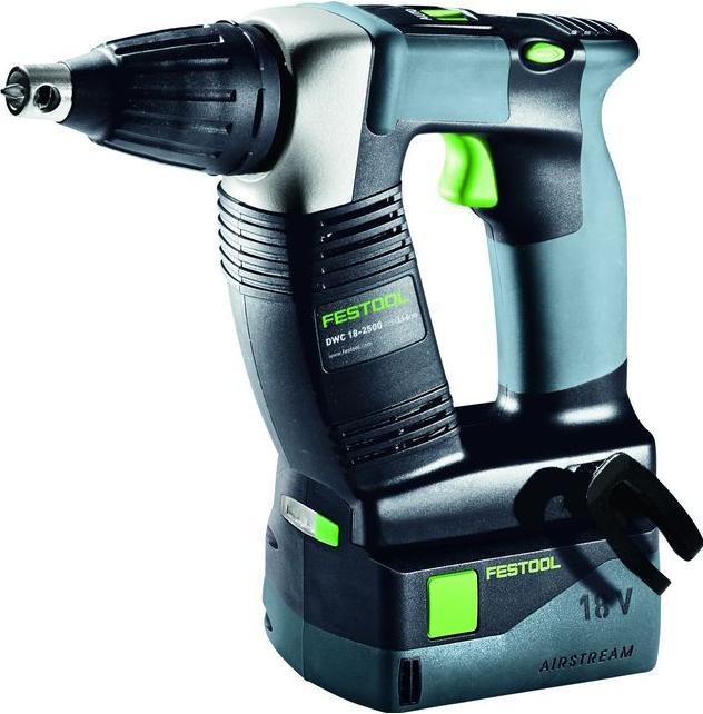Festool Cordless construction screwdriver DWC 18-4500 Basic DURADRIVE (Rechargeable battery operated)
