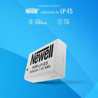 Actual product image Newell Battery Battery LP-E5 for Canon EOS 450D, 500D, 1000D, Digital Rebel T1i, XS, XSi