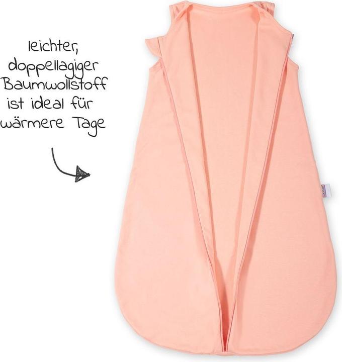 Produktbild Makian Schlafsäcke Sommer-Schlafsack - Interlock - Apricot - (70 cm)
