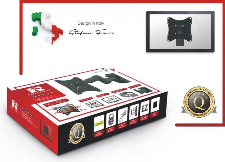 Immagine prodotto Red Eagle Supporto a parete per TV LED - FLEXI APOLLO 17-42 - Accessori TV TFT/LCD (Muro, 42", 35 kg)
