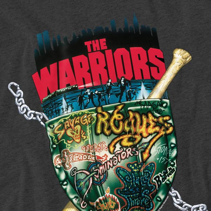 Actual product image Warriors Unisex Adult Shield T-Shirt (XXL)