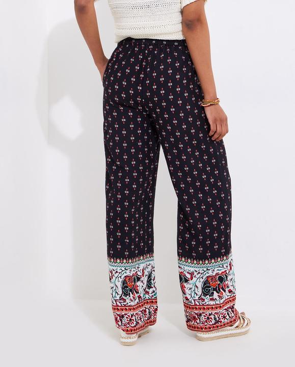 Actual product image Joe Browns Elephant Print Wide-Leg Trousers (38)