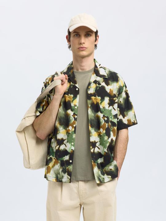 Actual product image Selected Homme Print Kurzarmhemd (S)